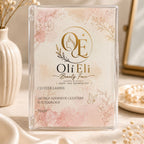 Front-facing view of the Oli Eli Beauty Tulip cluster lash palette packaging, showcasing the brand logo, product name, and a clear preview window of the wispy lash extensions.