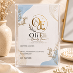 Oli Eli Beauty Free cluster lash adhesive kit in a clear case